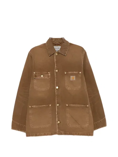 Geacă Carhartt Wip cu autograf maro