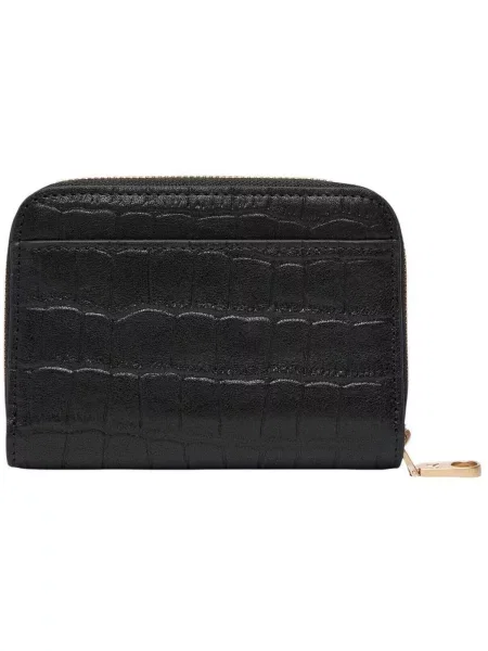 Calvin Klein Peňaženka Ck Croc Medium Flap Zip Around čierna