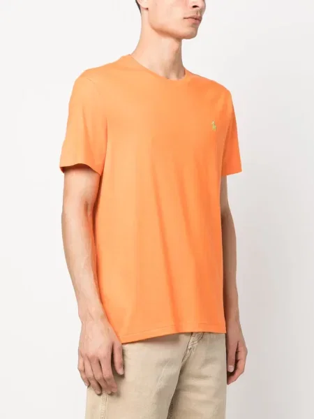Μπλούζα Polo Ralph Lauren με κέντημα πορτοκαλί