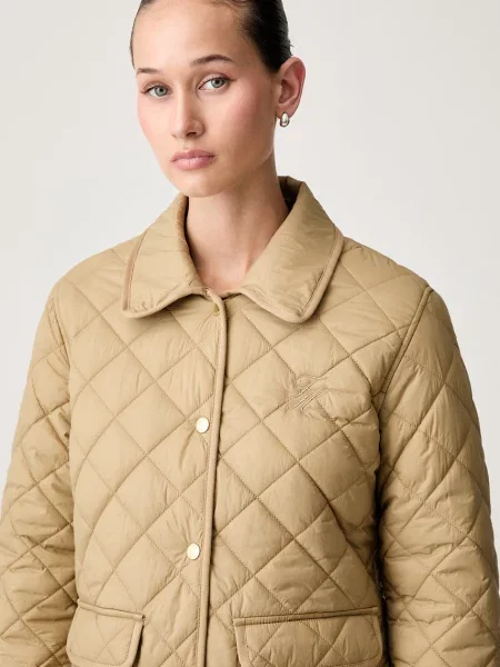 Tommy Hilfiger капитонирано яке дамско бежово