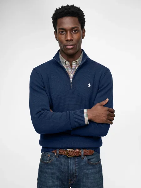Sveter Polo Ralph Lauren modrá