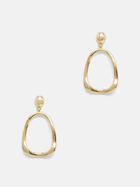 Pozlaćene srebrne naušnice Answear.LAB zlatna