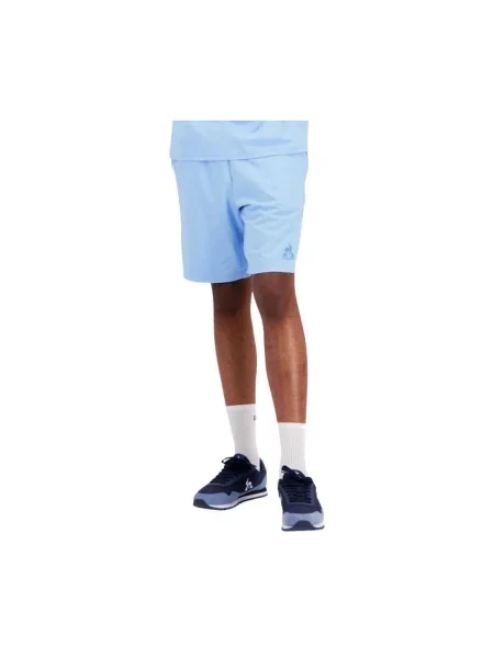 Pantaloni Le Coq Sportif scurte albastru