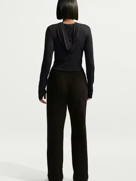 Tricou cu mânecă lungă Nike Sportswear negru