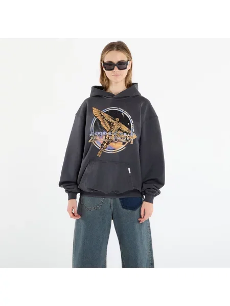 Φούτερ REPRESENT Golden Tour Hoodie UNISEX Sun Fade Grey XL γκρι