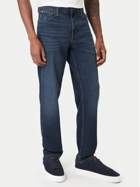 Tommy Hilfiger Farmer Denton Straight Fit sötétkék