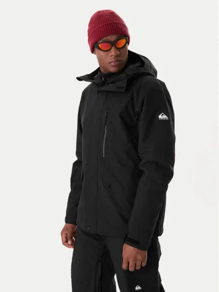 Quiksilver Geacă de schi Mission Solid negru