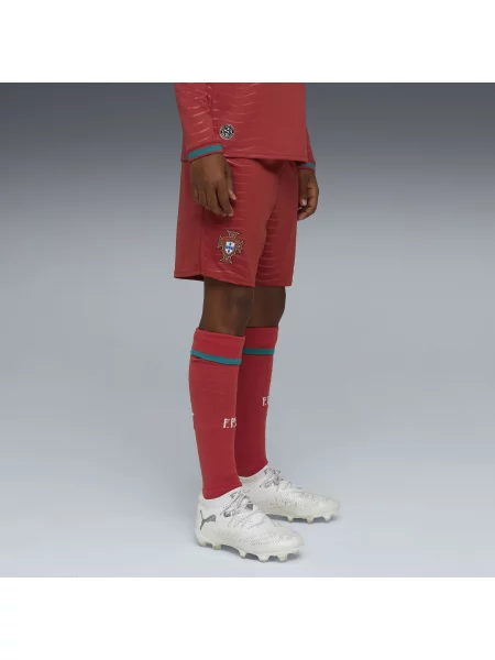PUMA Młodzieżowe szorty reprezentacji Portugalii Odzież czerwony
