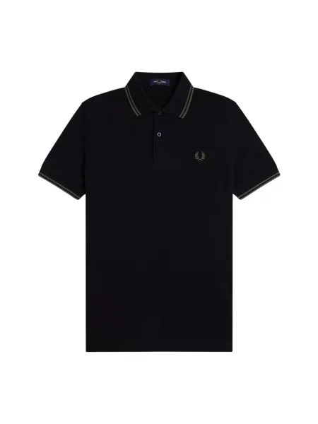 Koszulka polo Fred Perry czarna