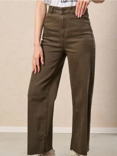 Джинси-кюлоти коричневий