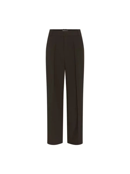 Szerokie spodnie Inwear brązowe