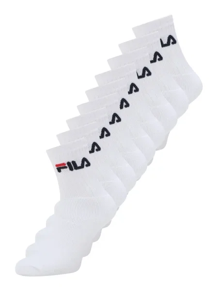 FILA Șosete sport roșu / negru alb