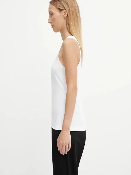 GANNI top Soft Cotton Rib