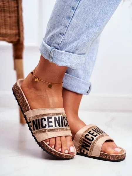 Šľapky Evento biela