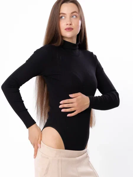 Боді Носи своє бавовна/поліестер чорний