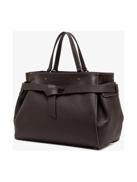 Shopperka Gianni Chiarini skórzana brązowa