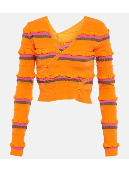 Cropp cardigan Jacquemus portocaliu