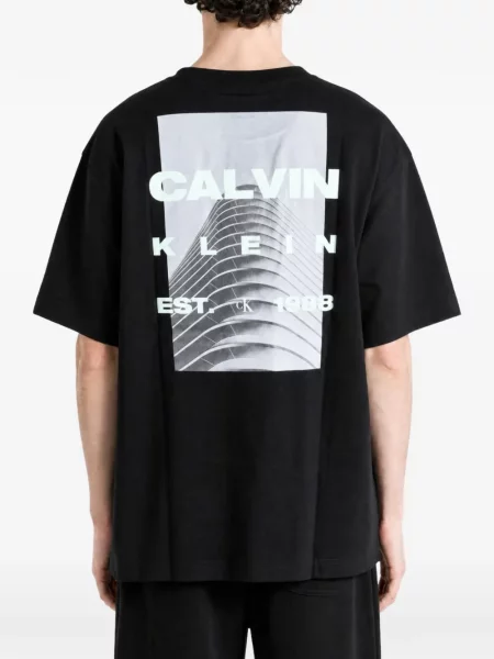 Marškinėliai Calvin Klein juoda