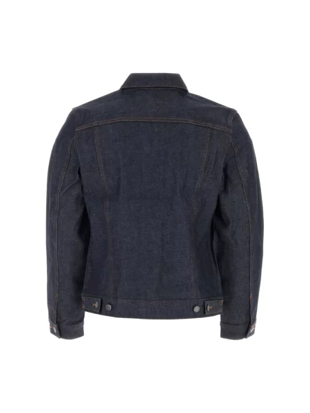 Kurtka jeansowa A.p.c. niebieska