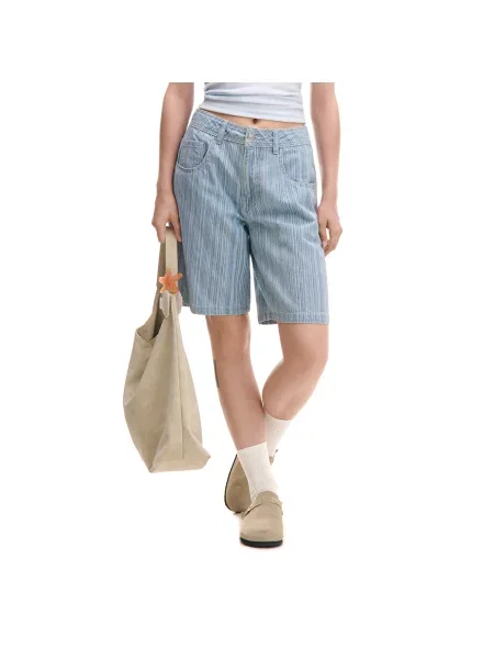 Джинсовые шорты Cropp синие
