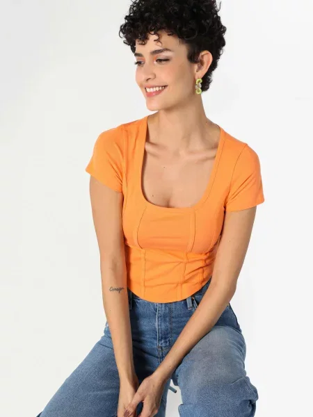 Футболка Colin's оранжевая