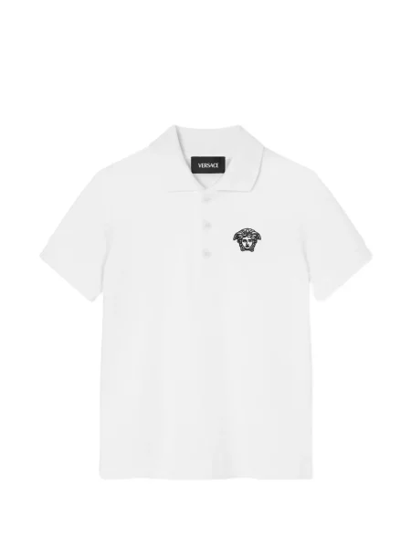 Koszulka polo dziecięca Versace biała