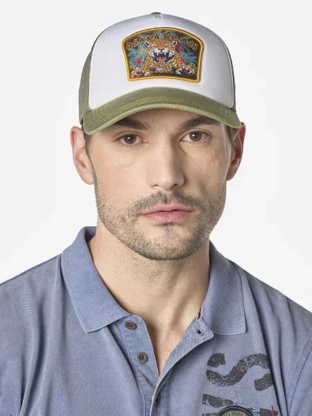 KOROSHI Șapcă verde alb