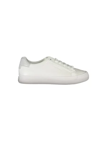 Sneakersy Calvin Klein skórzane białe