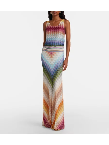 Fusta maxi Missoni tricotate