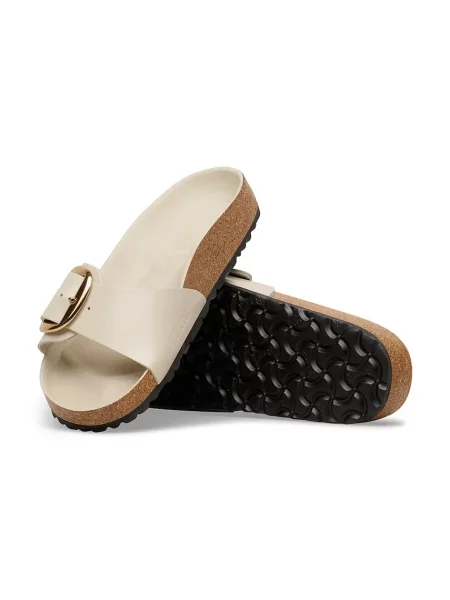 Кожаные шлепанцы Birkenstock с пряжкой