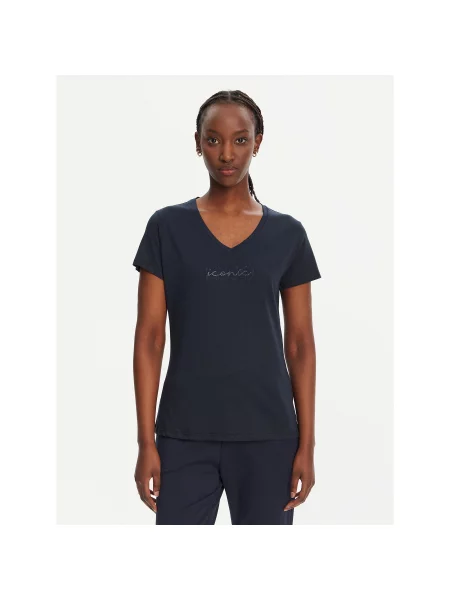 Liu Jo Sport T-Shirt Σκούρο Regular Fit μπλε