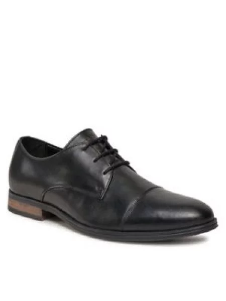 Šněrovací polobotky Jack&jones černé