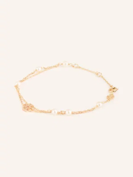 Tory Burch Náramek Moondance zlatá bílá