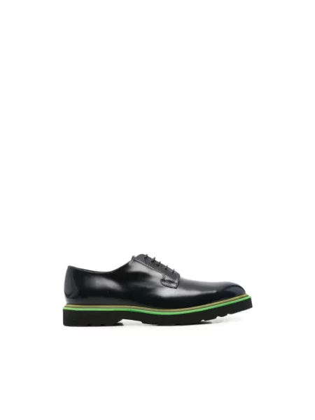 Derby Paul Smith skórzany niebieski