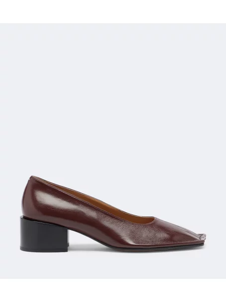 Pantofi cu toc Maison Margiela din piele maro