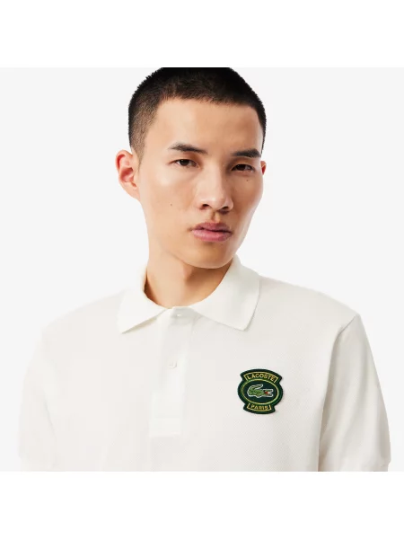 Lacoste Koszulka Polo O Klasycznym Kroju Z Naszywką Z Piki biały