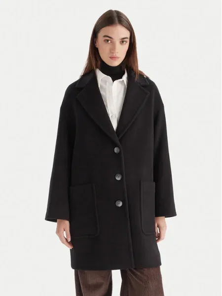 MAX&Co. Palton de lână negru