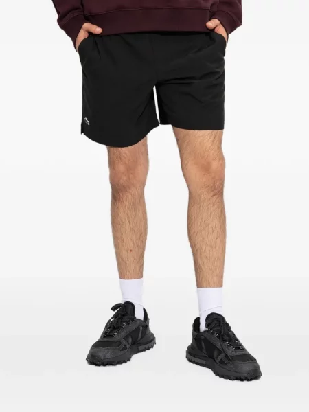 Szorty Lacoste z logo czarne