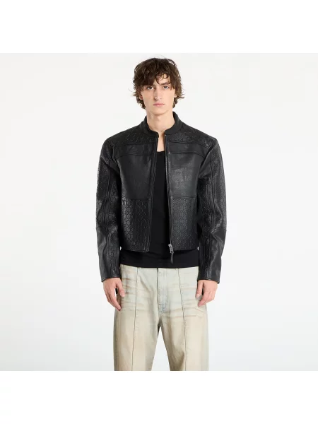 Usnjena jakna Daily Paper črna