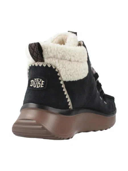 Pantofi Heydude din piele de căprioară negru
