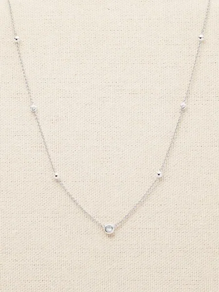 Fossil Colier argintiu