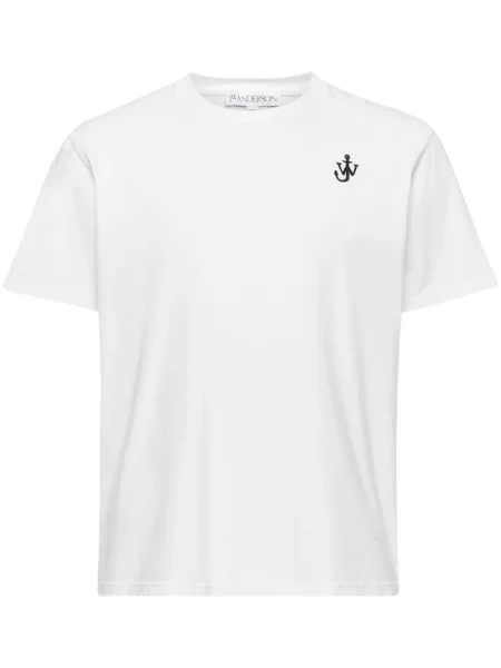 Tricou Jw Anderson cu broderie alb