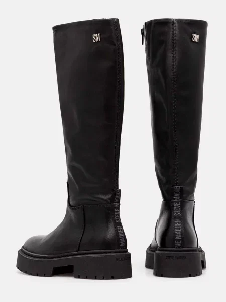 Утепленные сапоги Steve Madden черные