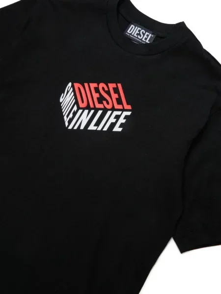 Koszulka dziecięca Diesel czarna