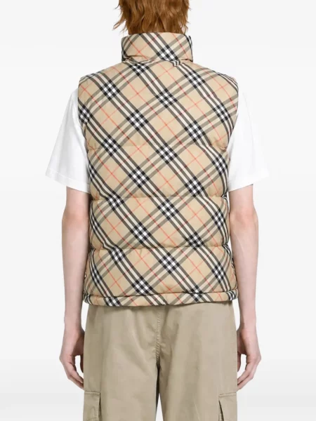 Reversibil vestă Burberry în carouri