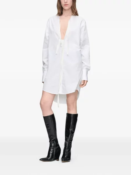 Mini rochie mini Maison Margiela de costum mini alb