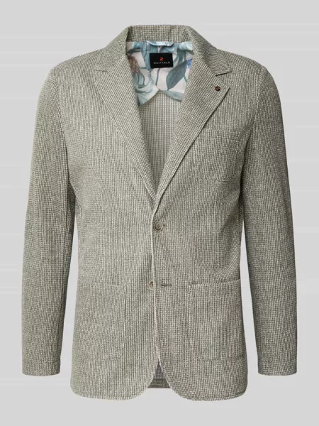 Marynarka na 2 o kroju slim fit z kołnierzem z połami Zuitable