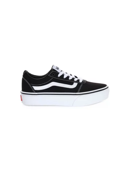 Pantofi Vans cu platformă alb