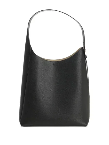 Geanta de piele Tory Burch din piele negru