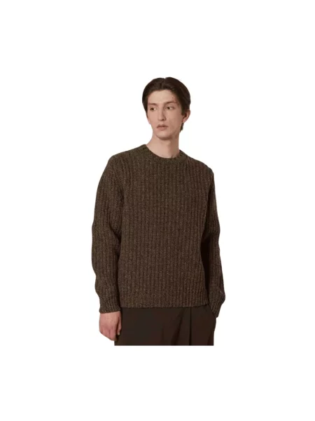 Sweter Daniele Fiesoli wełniany brązowy